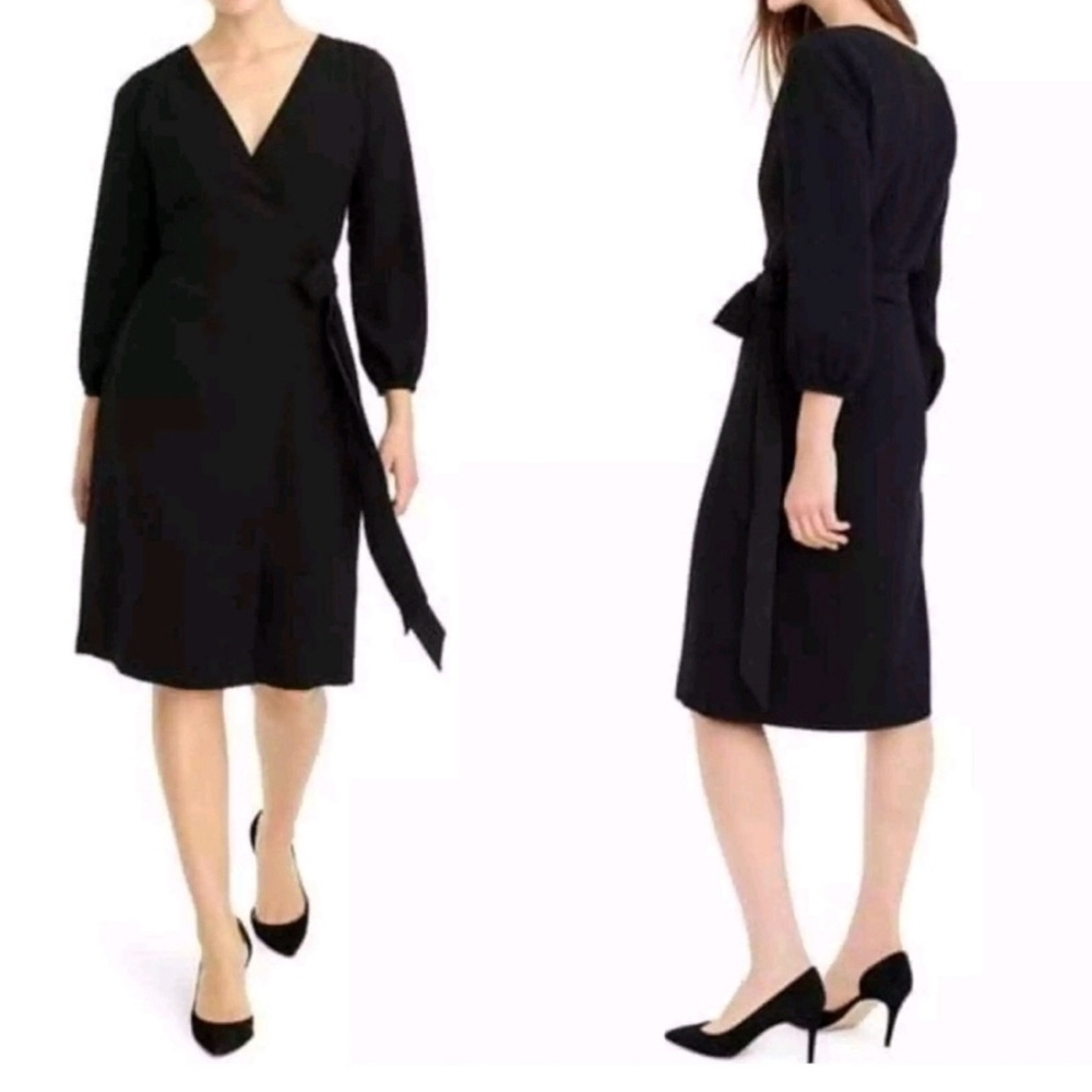 JCrew 365 sz14 Crepe wrap dress NWT